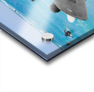 Hawaii Surfing Woman Acrylic print