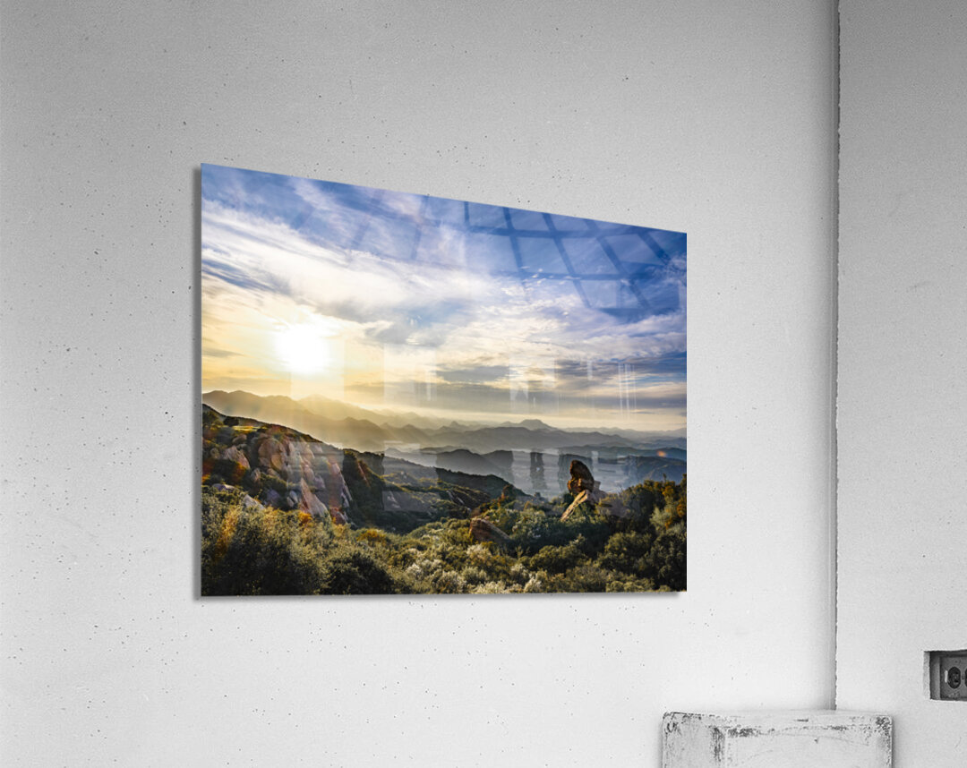 Mountain Sunset Acrylic Print