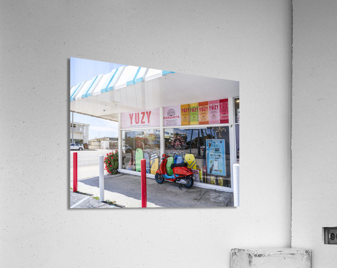California Beach Store Acrylic Print