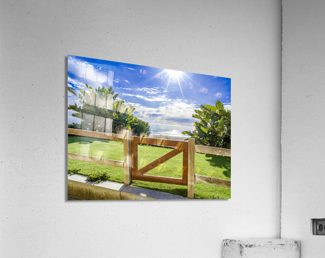 Beach Gate Acrylic Print