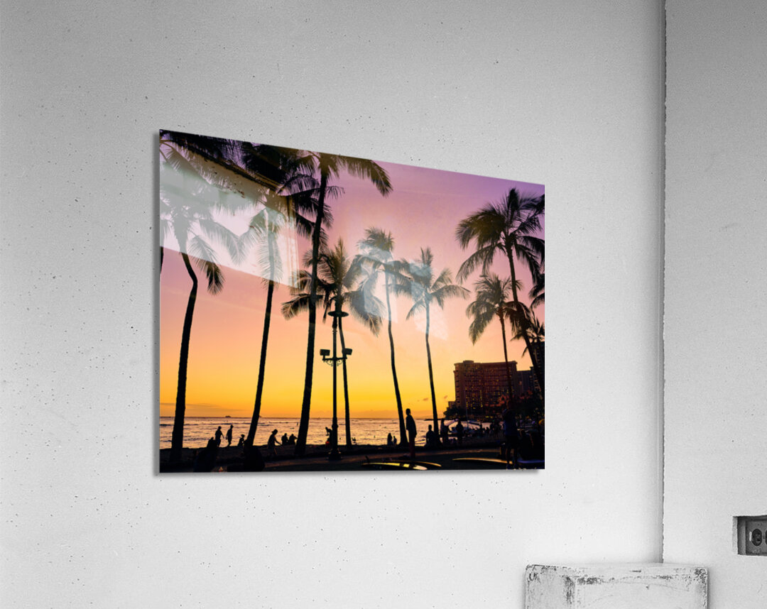 Hawaii Sunset Acrylic Print