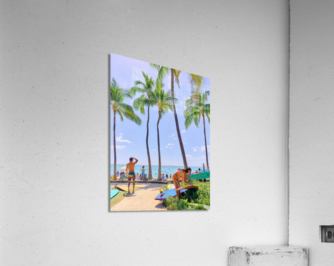 Hawaii Surf Acrylic Print