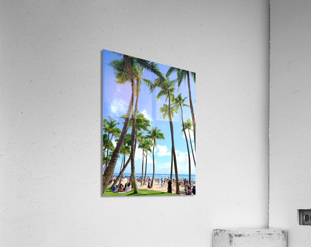 Hawaii Palms Beach 2 Acrylic Print