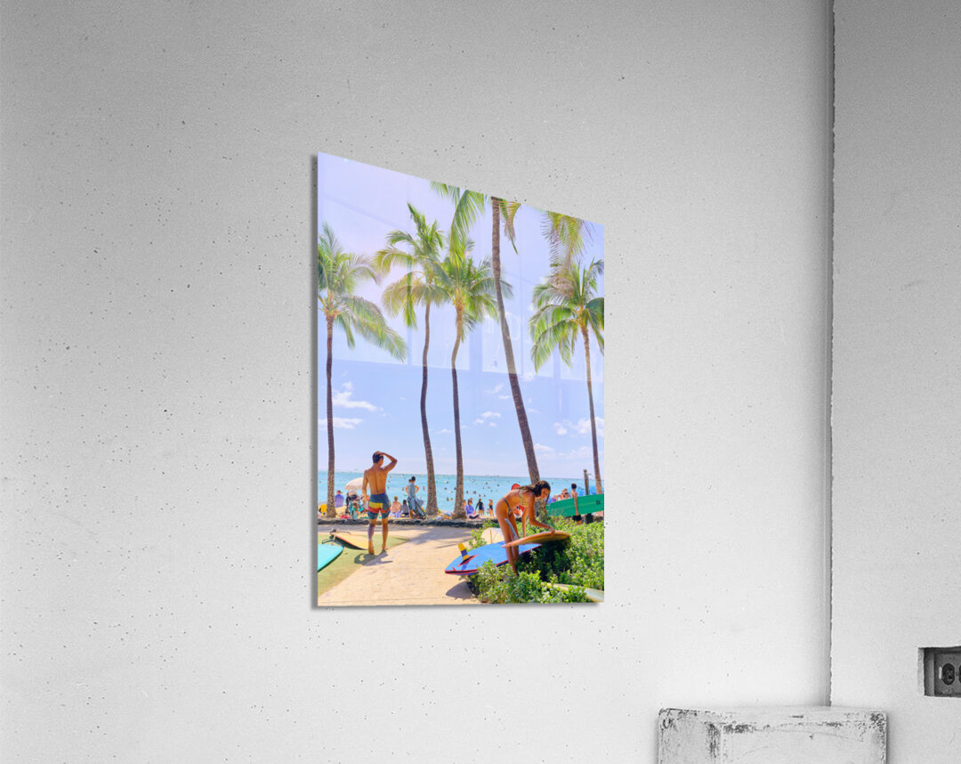 Hawaii Surf Acrylic Print