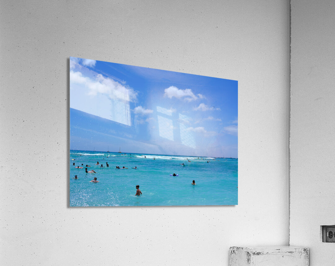 Hawaii Blue Water Acrylic Print