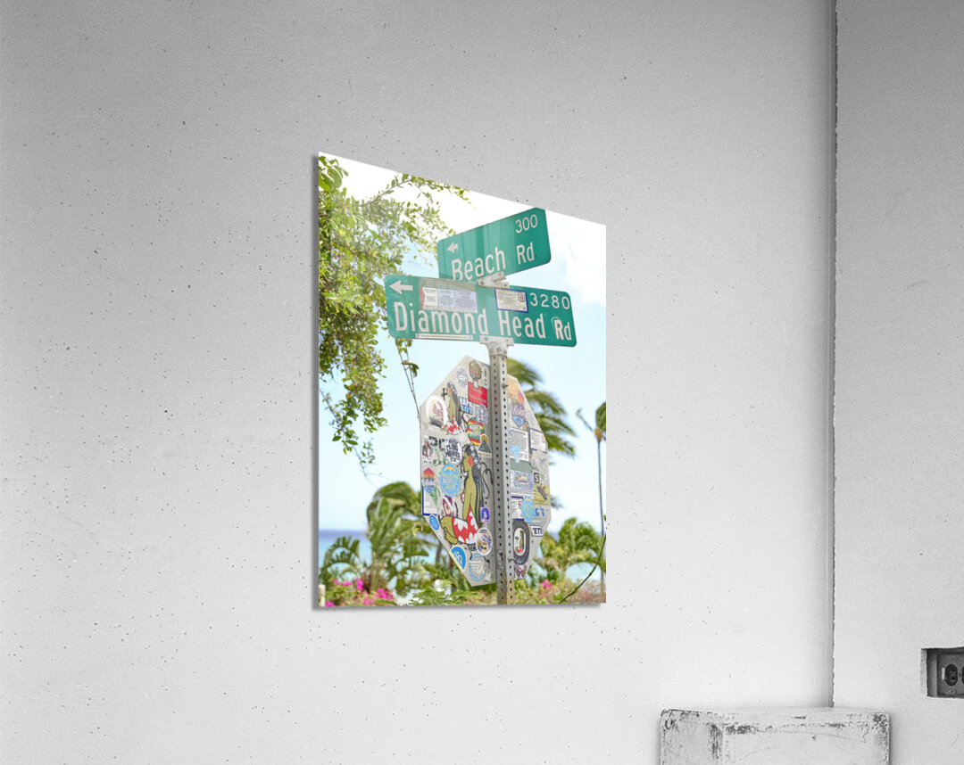 Hawaii Street Sign Acrylic Print