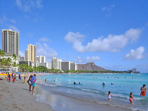 Hawaii Beach Diamond Head