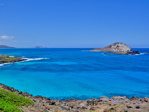 Hawaii Blue Water Island