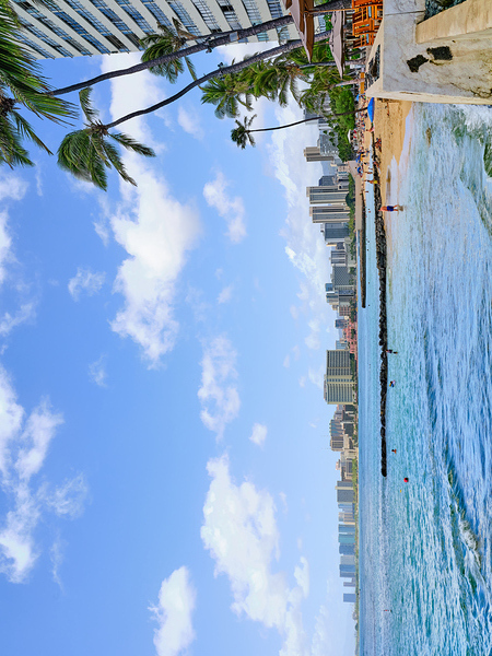 Hawaii Waikiki Beach Print