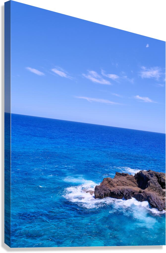 Hawaii Ocean Blue Canvas Print