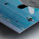 Hawaii Surfing Metal print