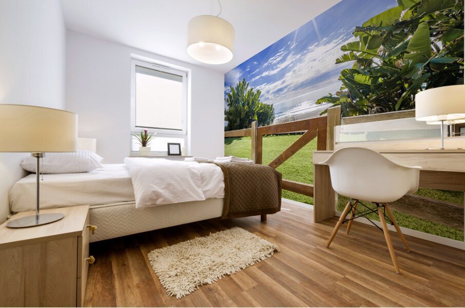 Beach Gate Mural print