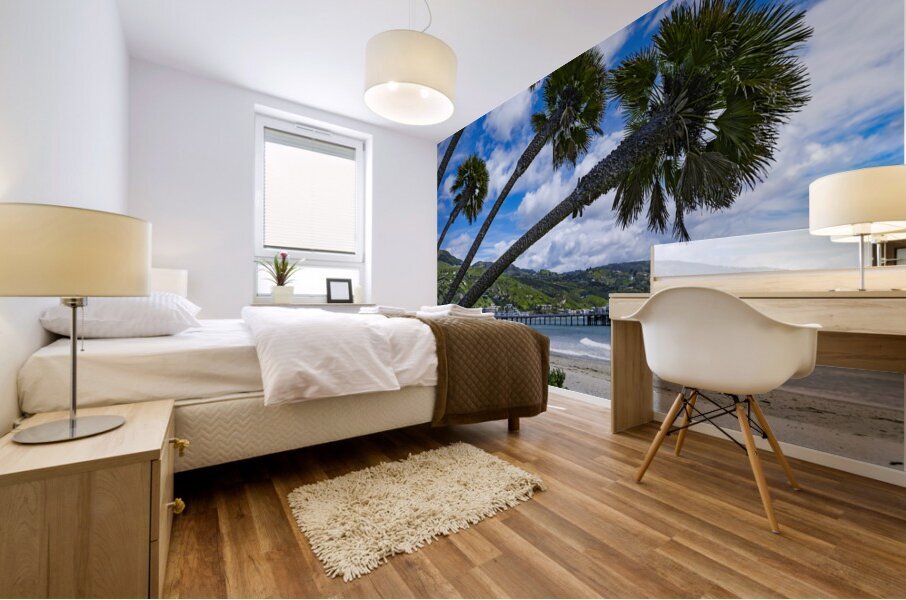 Beach Pier Mural print