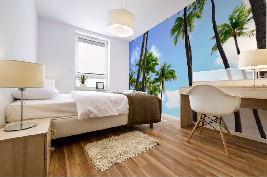 Hawaii Palms Beach 2 Mural print