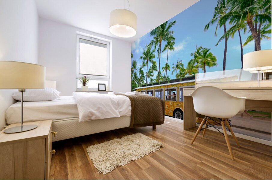 Hawaii Trolly 2 Mural print