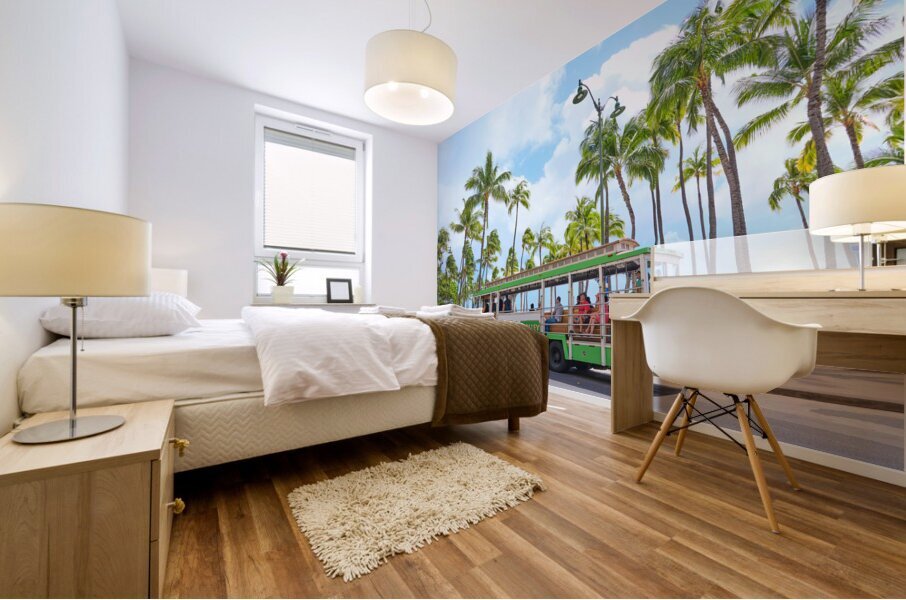 Hawaii Trolley Mural print