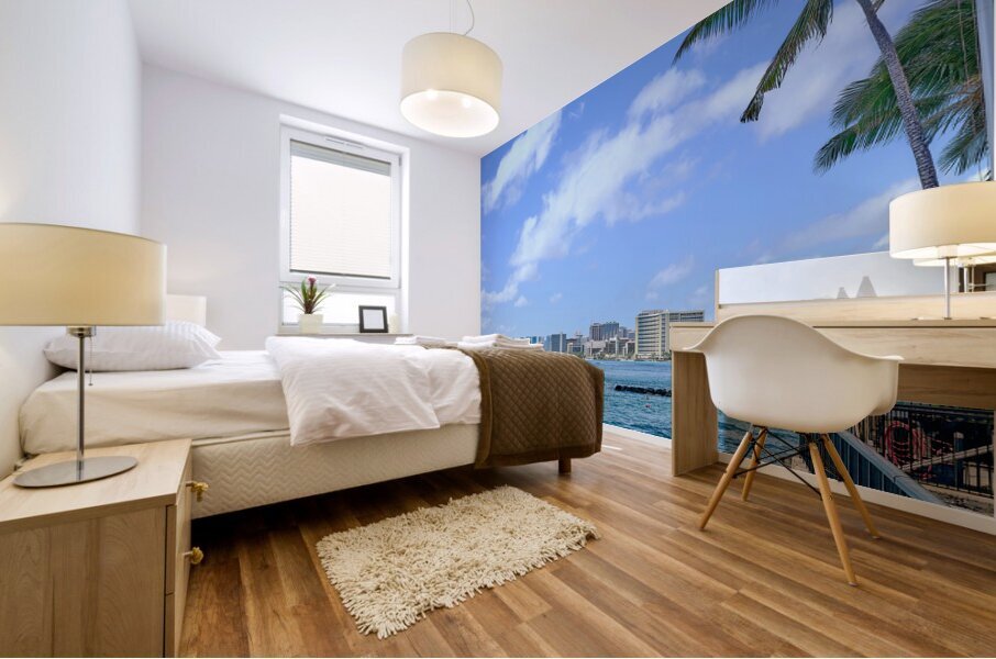 Hawaii Waikiki Club Mural print