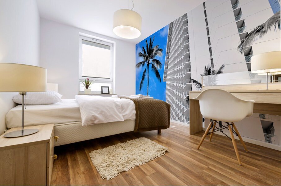 Hawaii Hotel Mural print