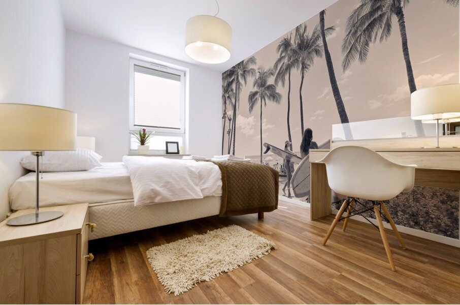 Hawaii Surfing II Mural print