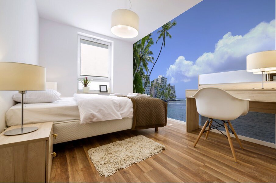 Hawaii Blue Ocean Mural print