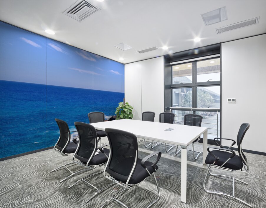 Hawaii Ocean Blue Wall Printing