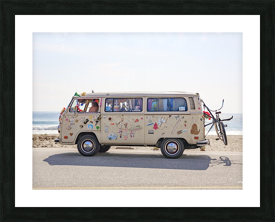 Beach Bus Picture Frame print