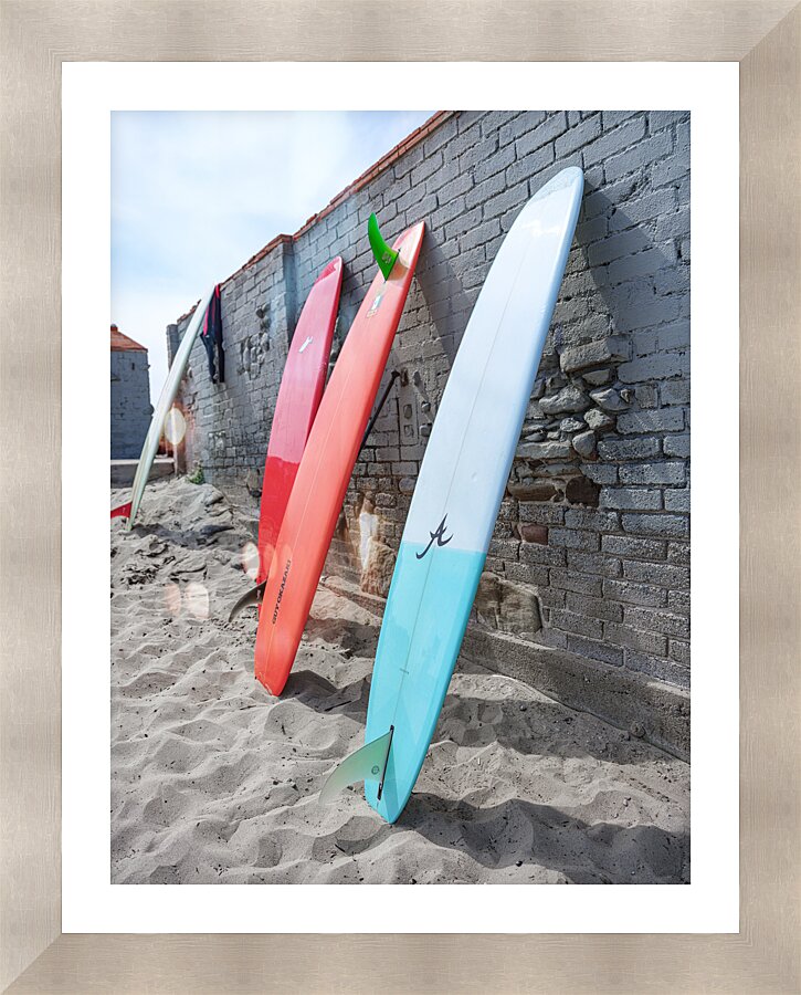 Surfboard 2 Picture Frame print
