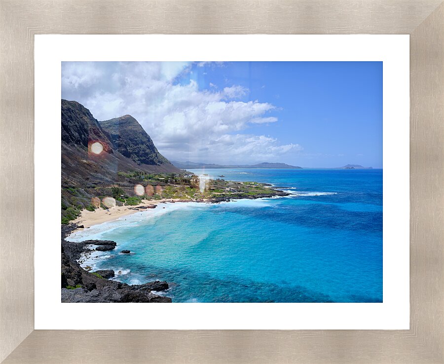 Hawaii Beach Picture Frame print