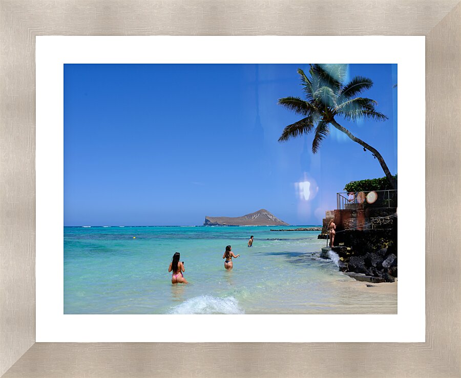 Hawaii Girls 2 Picture Frame print