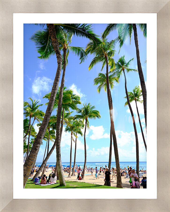 Hawaii Palms Beach 2 Picture Frame print