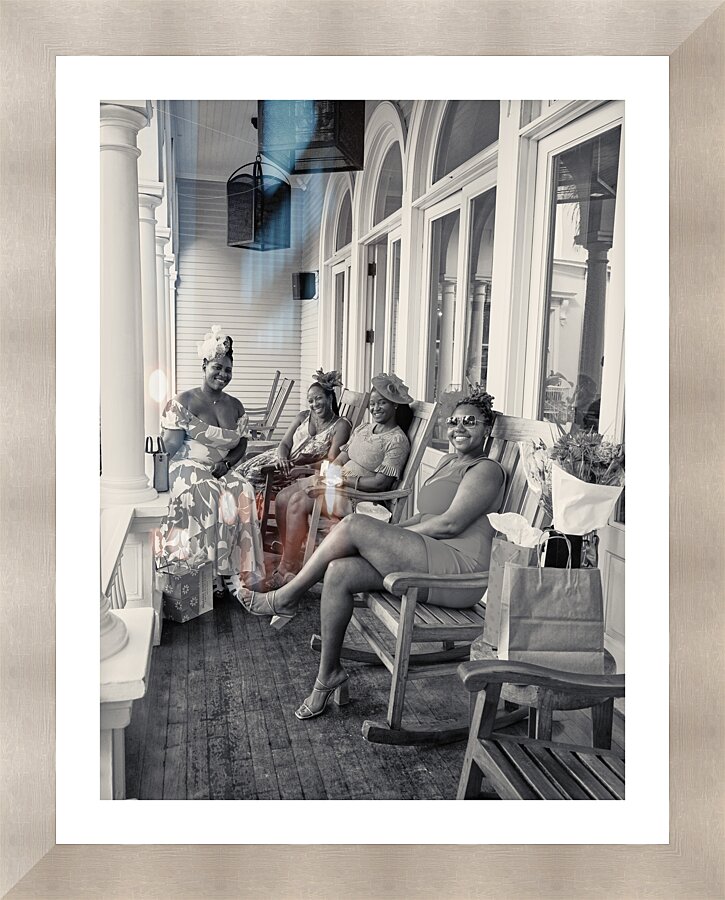 Hawaii Gals Picture Frame print