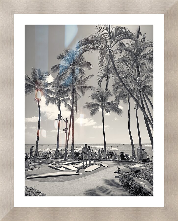 Hawaii Waikiki Picture Frame print