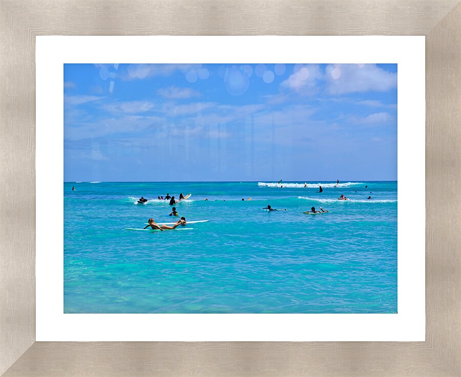 Hawaii Blue Water III Picture Frame print