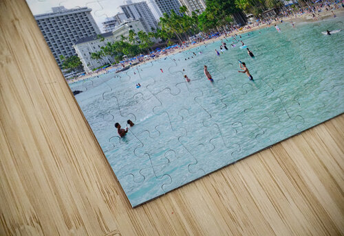 Hawaii Buildings Beach Kamara Studio   Ultra High Resolution Mural Prints puzzle