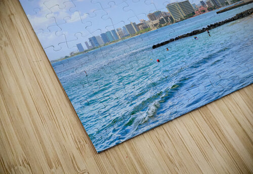 Hawaii Waikiki Beach Kamara Studio   Ultra High Resolution Mural Prints puzzle