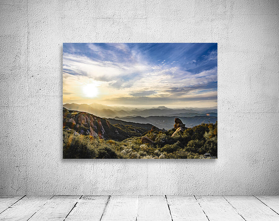 Mountain Sunset Wall Preview