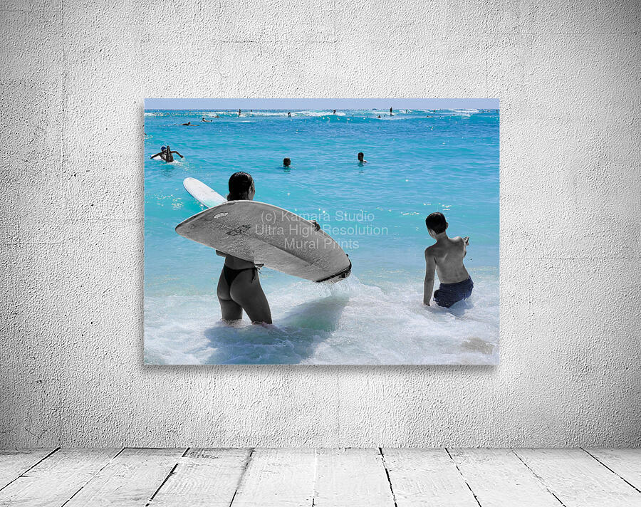 Hawaii Surfing Wall Preview