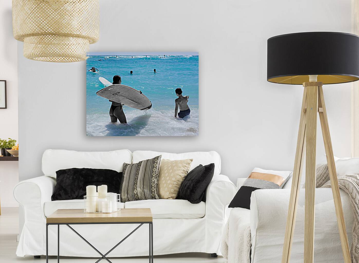 Hawaii Surfing Reproduction