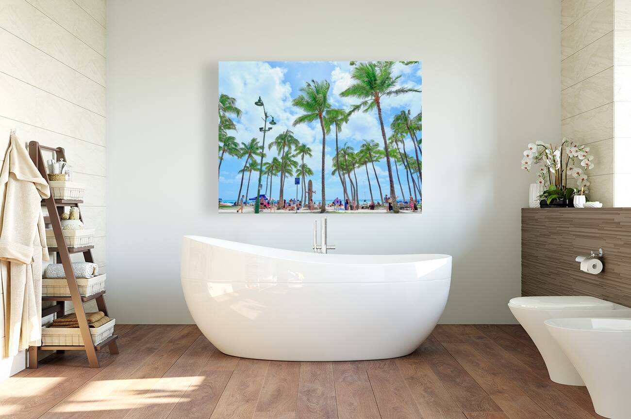 Hawaii Palms Duke Statue Reproduction