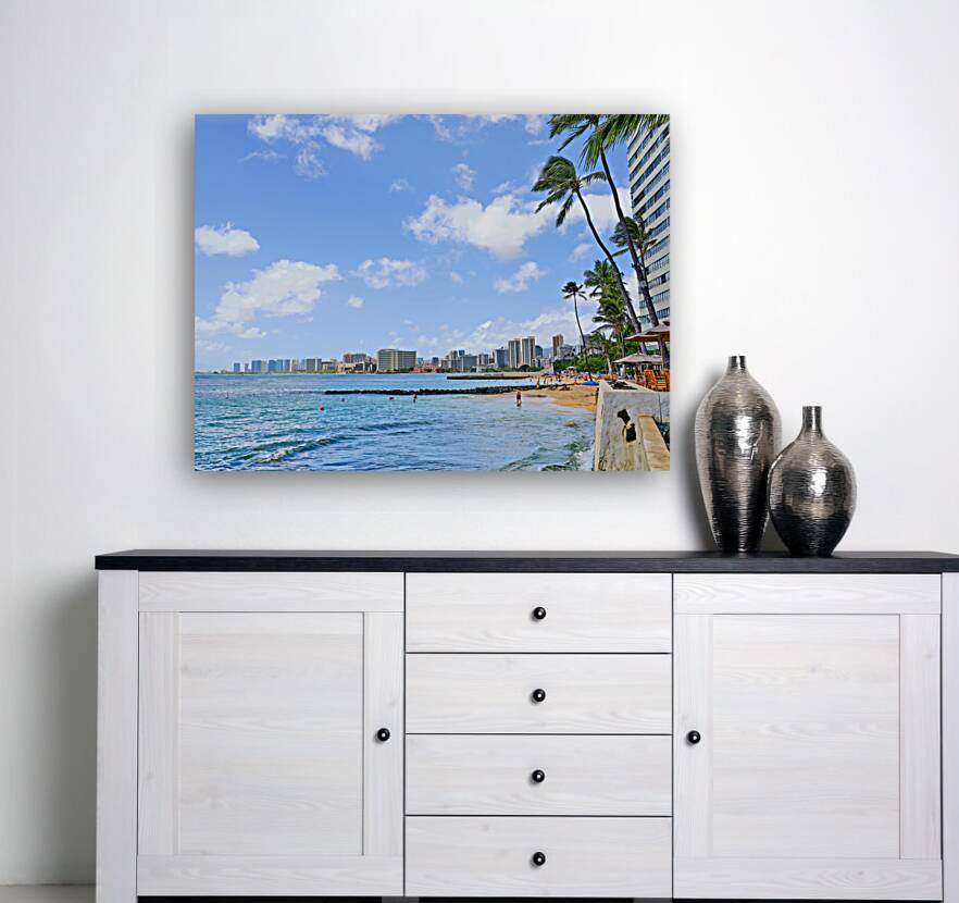 Hawaii Waikiki Beach Reproduction