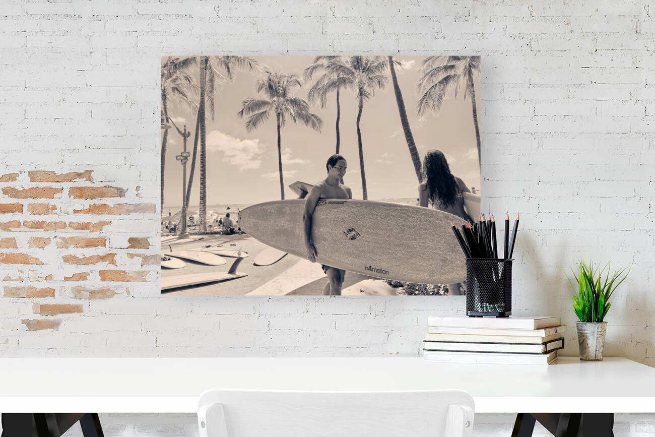 Hawaii Surfing III Reproduction