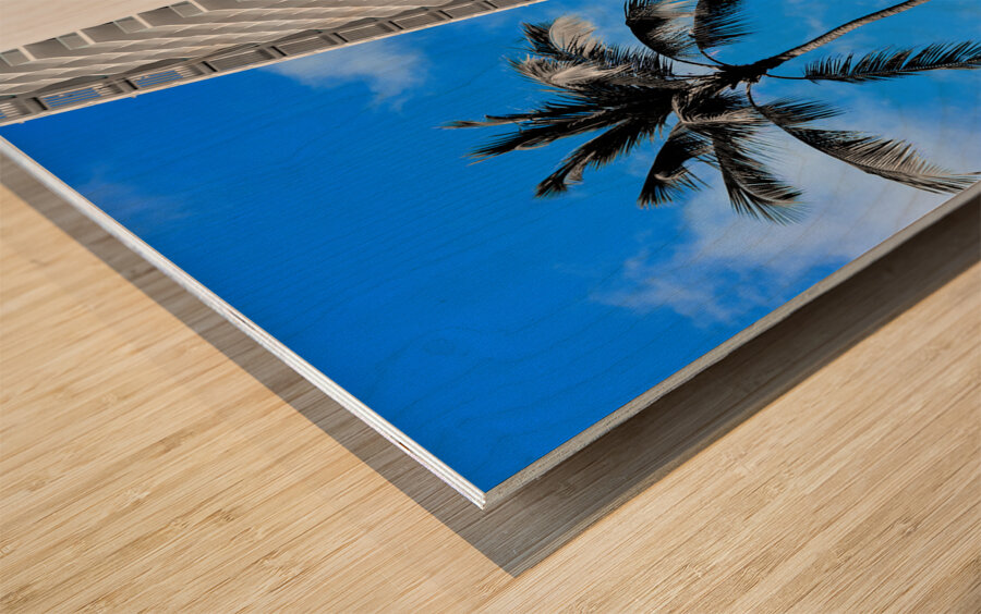 Hawaii Hotel II Wood print