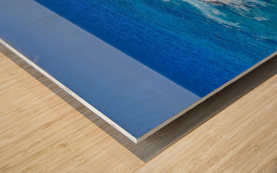 Hawaii Rocks Wood print